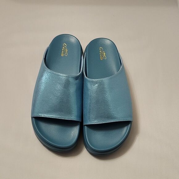 BRAND NEW MATA PLATFORM OPEN TOE SLIDES WOMEN'S SANDAL G1 - Picture 4 of 16